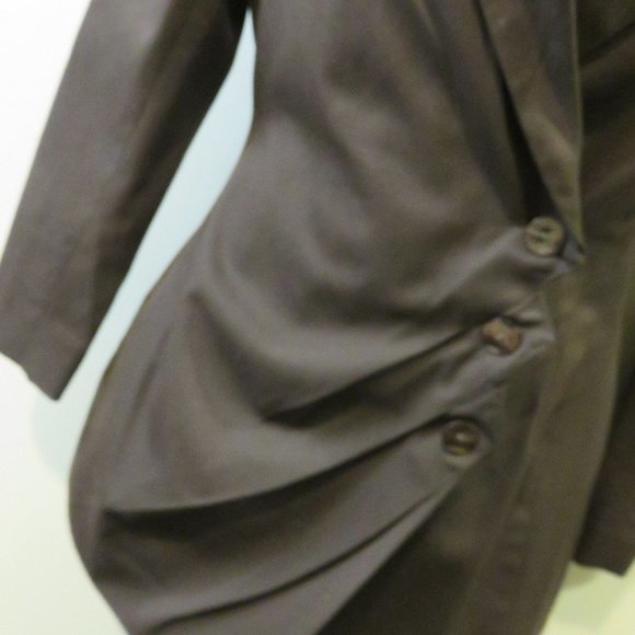 Vintage Tiffani fitted SMALL brown Blazer/Jacket - Picture 4 of 6